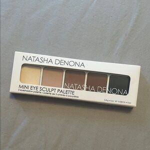 Natasha Denona Mini Eye Palette - Cream, Brown, Black Shades